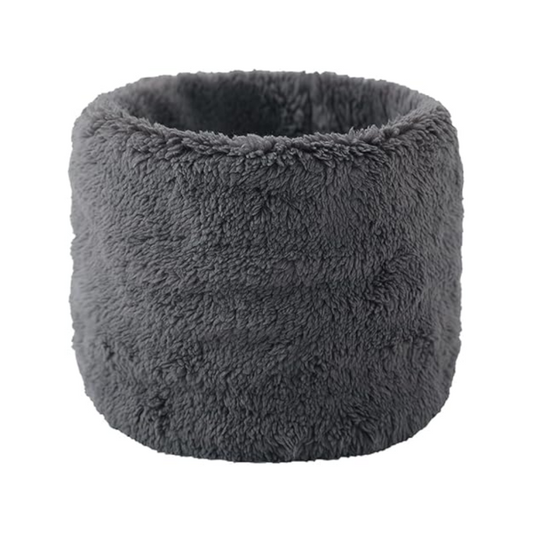 Winter Velvet Snood Thick Single Circle Plus Fleece Solid Colour Scarf Scarves