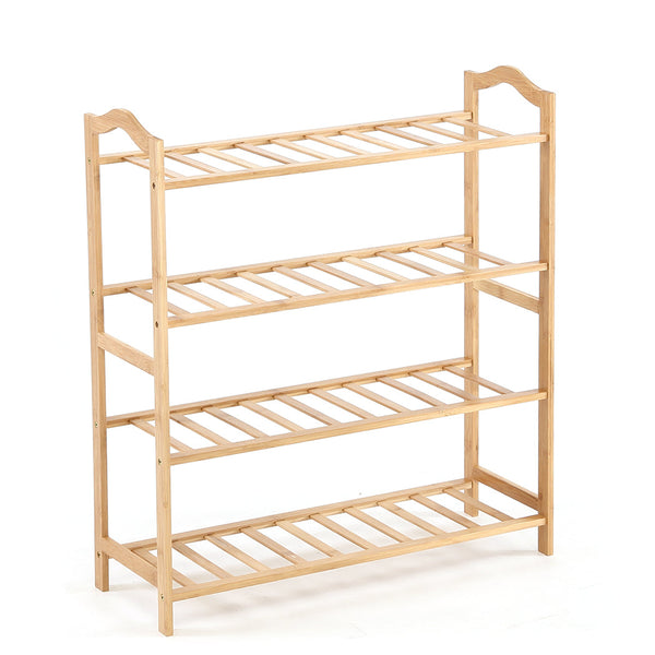 Levede Bamboo Shoe Rack Storage Wooden Shoe Racks