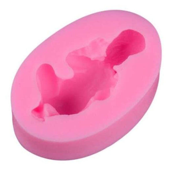 Little Baby Shape Silicone Cake Mould Pink