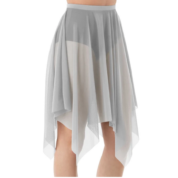 Mesh Wraps Ballet Classwear Dance Skirt Competition Performance Clothes Elastic Waistband Non Briefs Attached Skirts