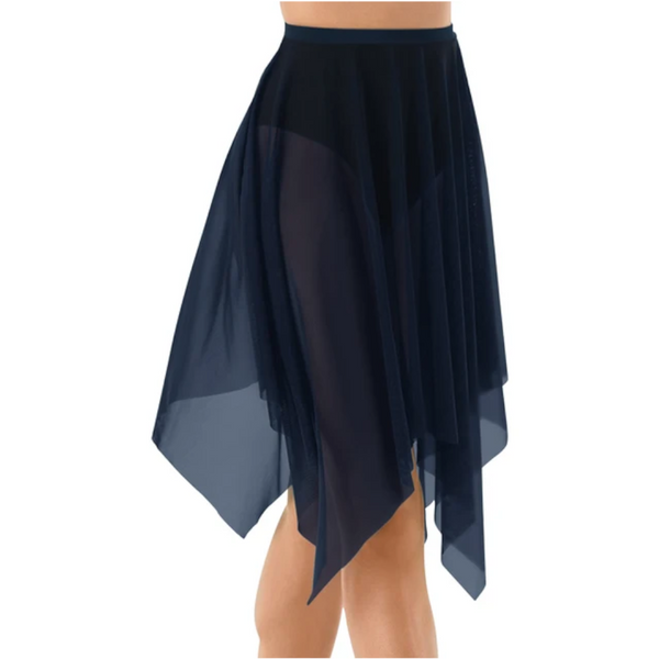 Mesh Wraps Ballet Classwear Dance Skirt Competition Performance Clothes Elastic Waistband Non Briefs Attached Skirts