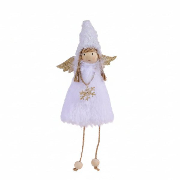 Christmas Decoration Creative Pink Angel Fleece Girl Ornament Tree Hanging Seasonal Decorations