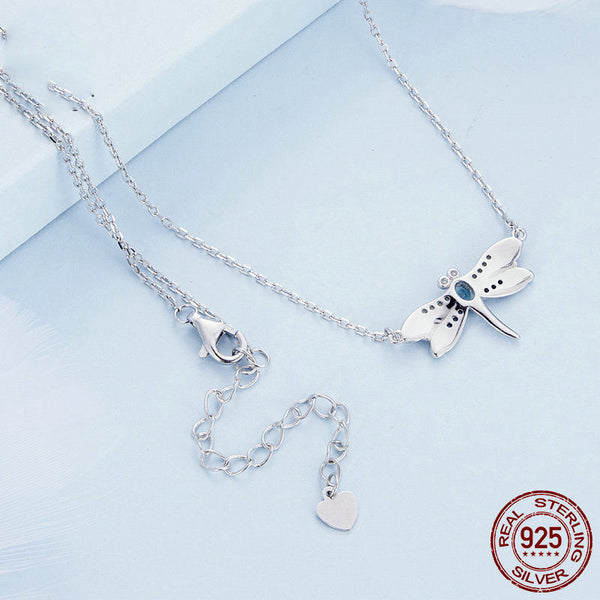 Colorful Delicate Dragonfly Necklace For Women Necklaces & Pendants