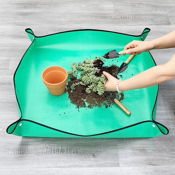 Home Gardening Supplies Planting Mat Potting Pad Foldable Reusable Waterproof Mats Baskets Pots Window Boxes