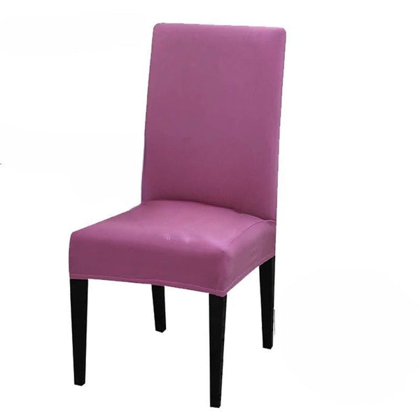 Chair Cover Bright Red Anti Dirt Waterproof Elastic Material For Dining Room Kitchen Slipcovers