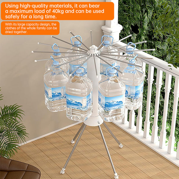 V2 Octopus Round Drybox 1 A Portable Single Tripod Folding Drying Rack For Up To 16 Pieces (40Kg) Of Laundry And Foldabl Dryers