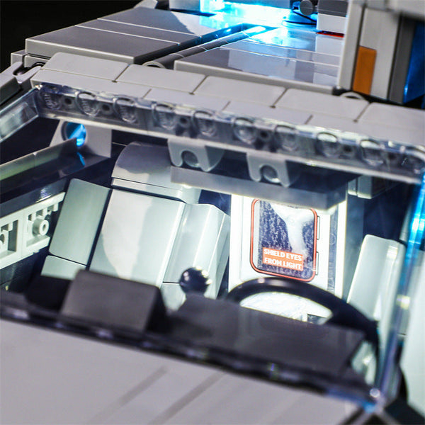 Compatible With Lego 10300 Back To The Future Time Machine Led Lighting Mechanical Assembly Toy Models Building Blocks