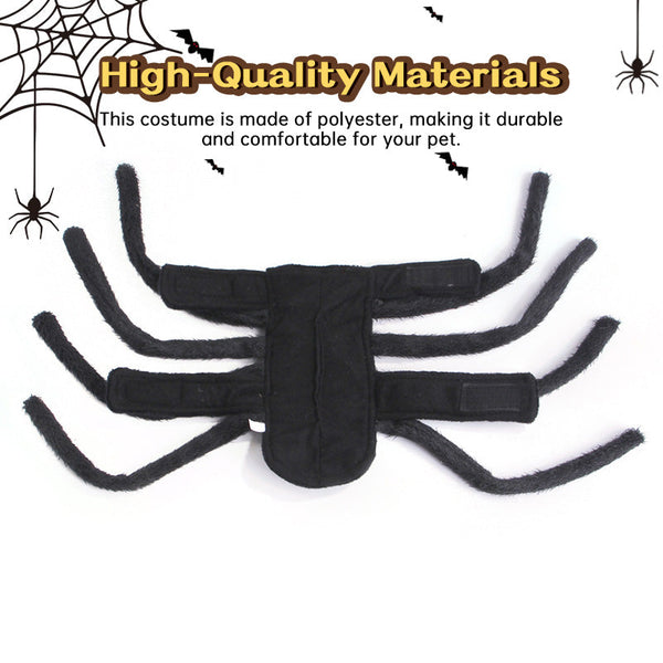 Spider Back Design Pet Halloween Costume Fits Cats Small/Medium Dogs Puppies Dog Clothing & Shoes