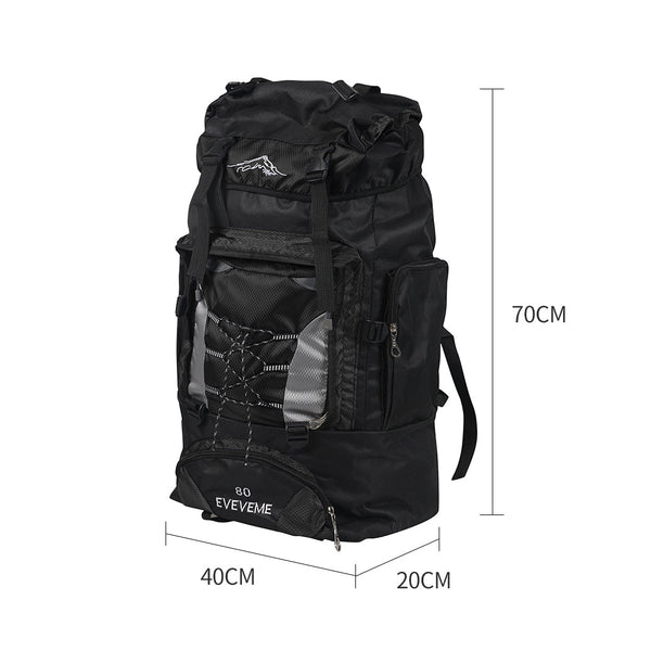 Military Backpack Tactical Hiking Camping Black Daypacks