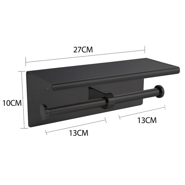 Toilet Paper Holder Double Roll Stainless Toilet Paper Holders & Storage