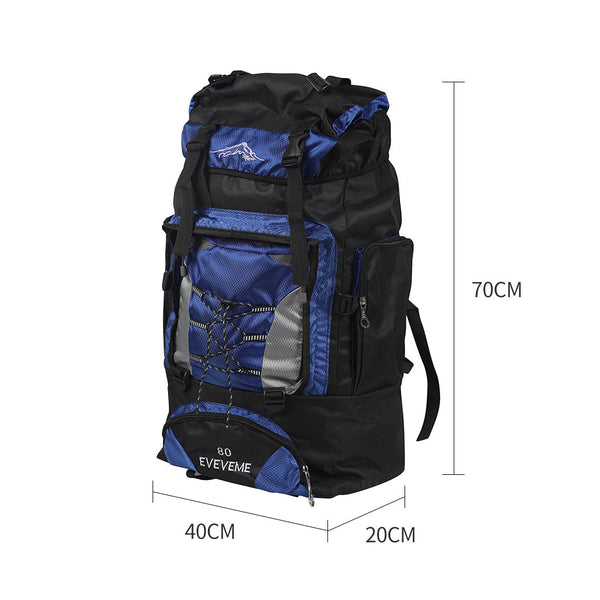 Military Backpack Tactical Hiking Camping Blue Daypacks