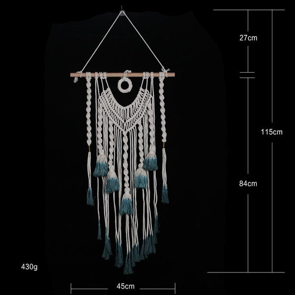 Macrame Wall Hanging Woven Art Tapestry Boho Dcor Tapestries