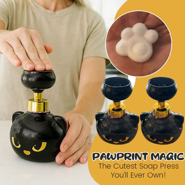 Cute Cat Paw Foam Soap Dispenser Flower Shaped Lover Gift For Bathroom Kitchen Soap Dishes & Dispensers