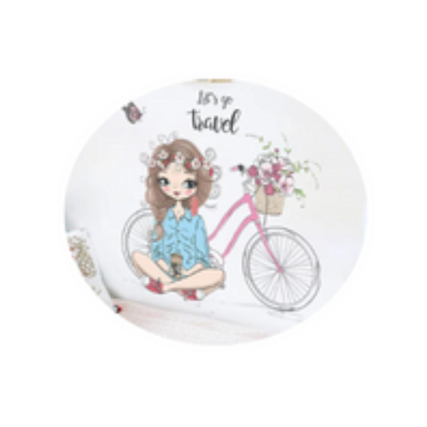 Cartoon Dance Girl Kitty Butterfly Wall Decal Paper Room Home Stickers Cute Ballet Decoration For Bedroom Wall Stickers
