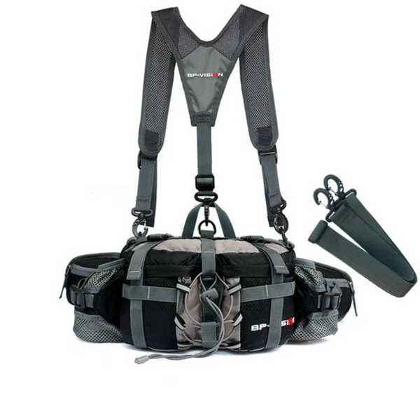 Outdoor Hiking Waist Bag Water Cycl Backpack Sports Mountain Bottle Waterproof Nylon Camping Mochila Accessories Hunting Waist Packs & Bags