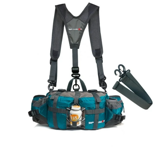 Outdoor Hiking Waist Bag Water Cycl Backpack Sports Mountain Bottle Waterproof Nylon Camping Mochila Accessories Hunting Waist Packs & Bags