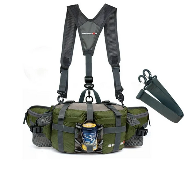 Outdoor Hiking Waist Bag Water Cycl Backpack Sports Mountain Bottle Waterproof Nylon Camping Mochila Accessories Hunting Waist Packs & Bags