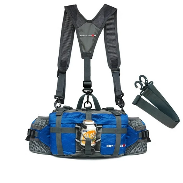 Outdoor Hiking Waist Bag Water Cycl Backpack Sports Mountain Bottle Waterproof Nylon Camping Mochila Accessories Hunting Waist Packs & Bags
