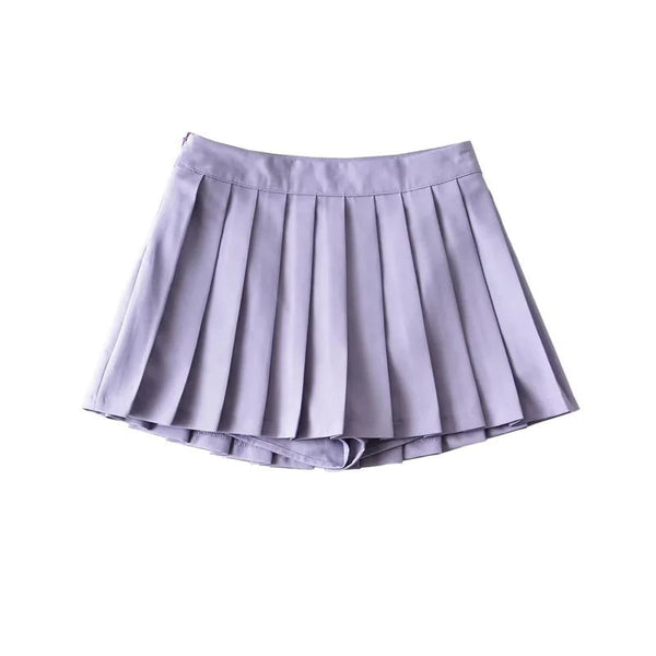 Girls Pleated Skirt Women's Summer Short Korean Style High Waist A Line Skirts