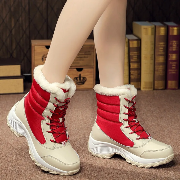 Women Lightweight Ankle Platform Shoes For Women Heels Winter Botas Mujer Keep Warm Snow Winter Shoes Female Botines Boots
