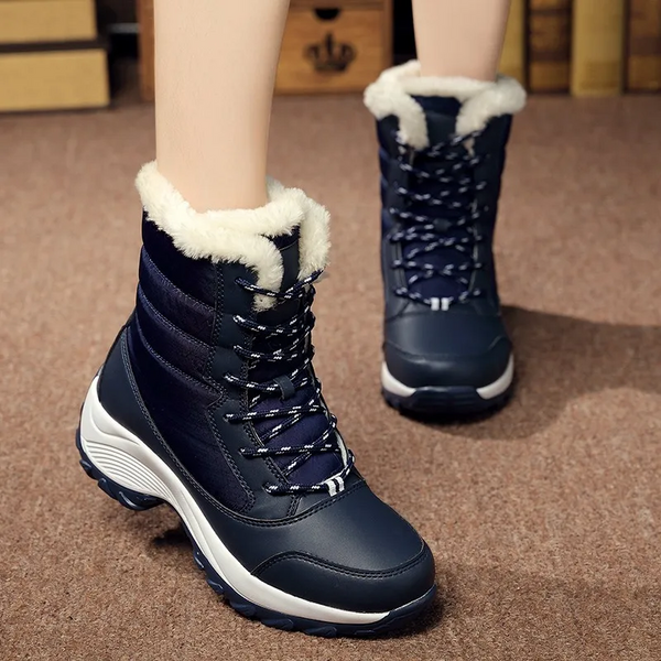 Women Lightweight Ankle Platform Shoes For Women Heels Winter Botas Mujer Keep Warm Snow Winter Shoes Female Botines Boots