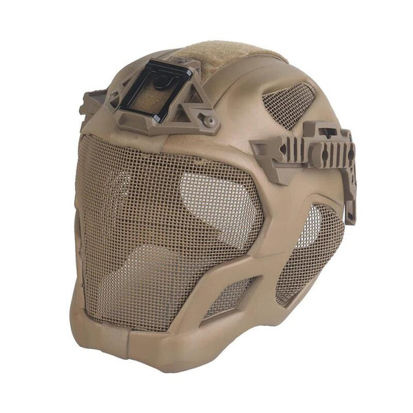Lightweight Eva Tactical Helmet W23 Full Protection Steel Mesh Mask Included For Cosplay Airsoft Hats & Headwear