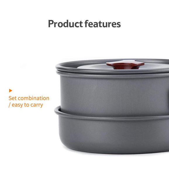 Outdoor Camping Picnic Cookware Tableware Set Camping Cookware