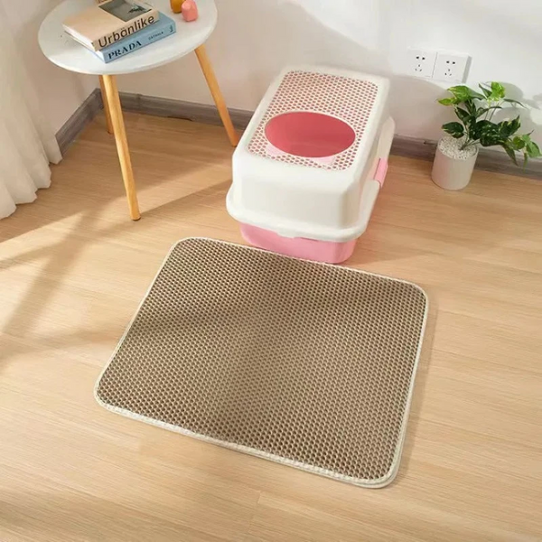 Waterproof Pet Cat Litter Mat Double Layer Box Non Slip Sand Pad Washable Bed Clean Products Litter Trays