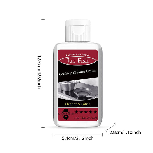 Cooktop Cleaner Cream Wash The Kitchen Stove Basin To Remove Oil Stains And Dirt Black At Bottom Of Pot Cleaning Products