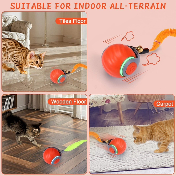 Pet Attraction Intelligent Interactive Cat Tumbler Ball Teaser Toy Cat Toys