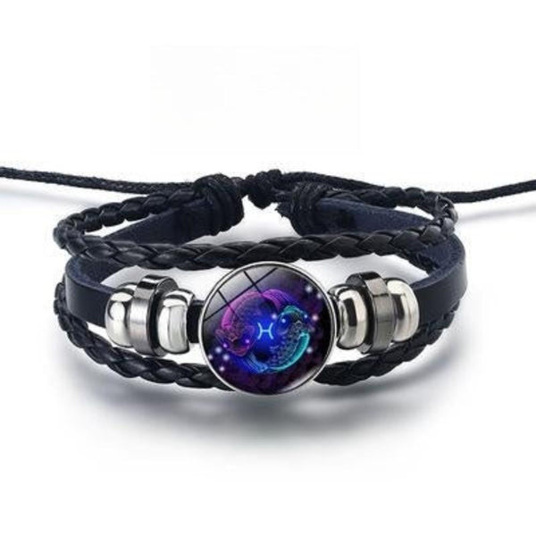 Veile Studios 12 Constellations Luminous Bracelet Fashion Nightlight Starry Sky For Men Women Children Bracelets