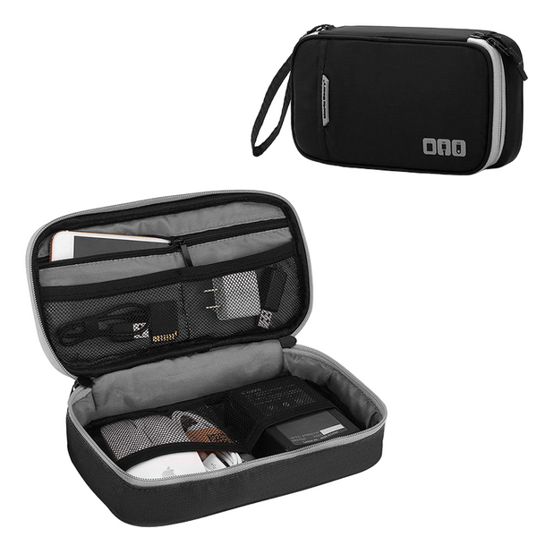 Travel Essential Cable Organizer Bag: A Compact Storage Solution For Charging Cords Chargers And Accessories. Cable Ties & Organisers