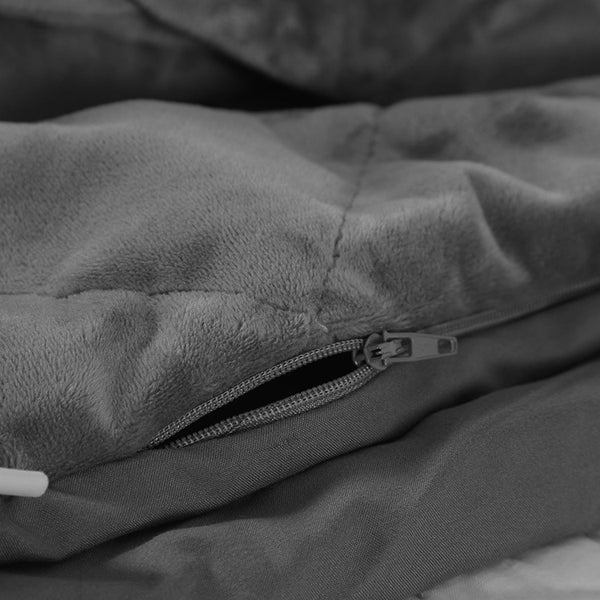 Dreamz 9Kg Adults Size Anti Anxiety Grey Double Blankets