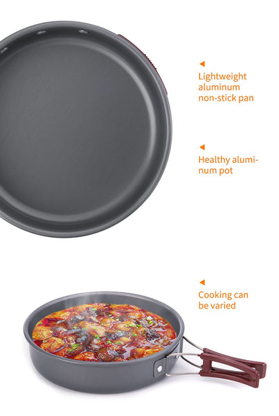 Outdoor Camping Picnic Cookware Tableware Set Camping Cookware