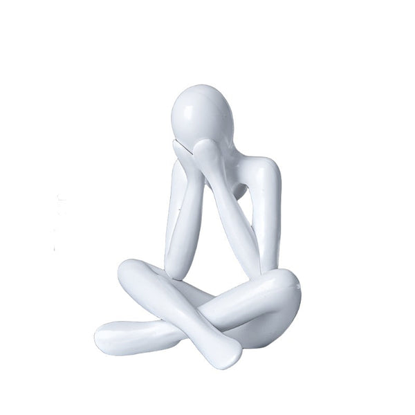 Niche Abstract Character Thinker Plastic Craftwork Ornament Sculptures Figurines Sculptures & Figurines