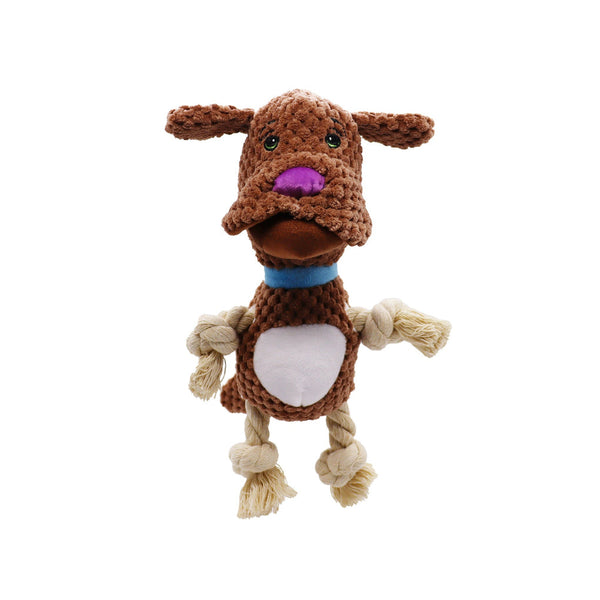 Pet Voice Relieves Bore Golden Retriever Dog Toy Plush Interactive Teeth Cleaning Teeth Grinding Medium Sized Dog Dog Toys