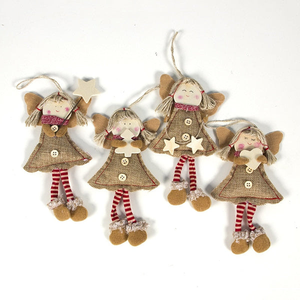 Country Christmas Angels Ornament Pendant Decorations Seasonal Decorations