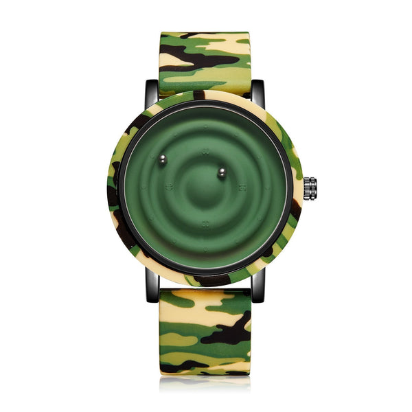 Fashion Silicone Watch Unisex Innovative Creative Trendy Floating Ball Watches
