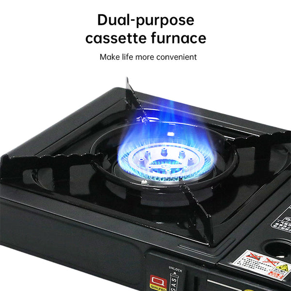 Single Burner Butane Camping Stove Windproof Adjustable Portable Camping Stoves