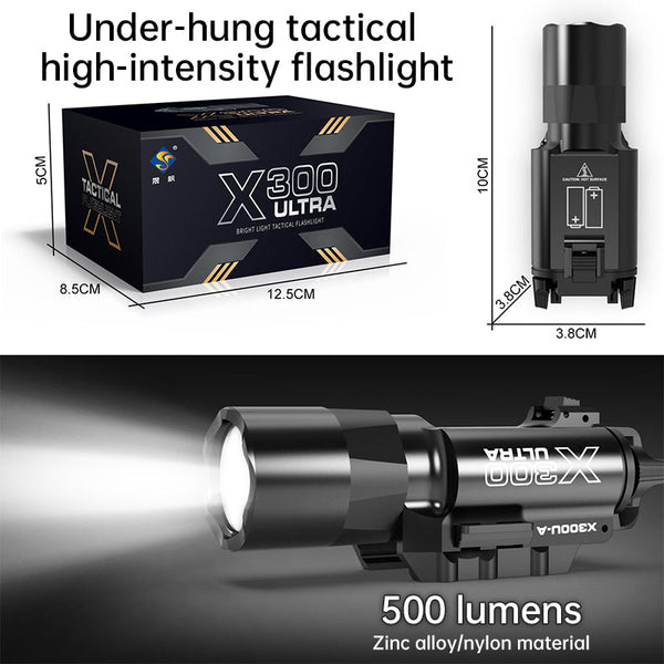 Tactica Flashlight X300 B/X300u B/Xu35: Metal Pistol Gun Strobe Led Lights For 20Mm Rails, Ideal For Airsoft And Hunting. Flashlights
