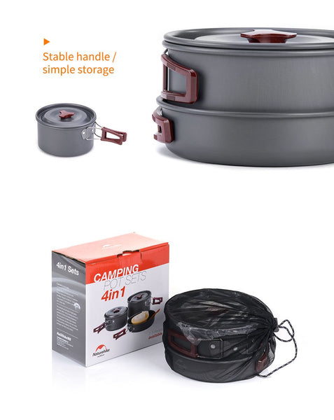 Outdoor Camping Picnic Cookware Tableware Set Camping Cookware