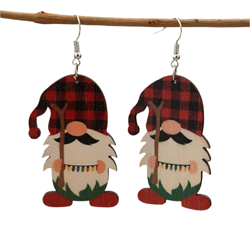 Veile Studios Pointed Hat Gnome Earrings