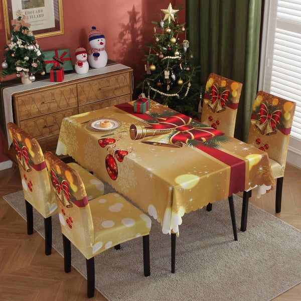 Christmas Tablecloths Chair Covers Party Decorations Seasonal Decorations
