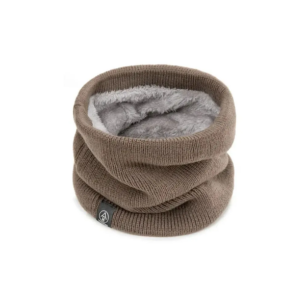 Solid Color Neck Warmer Winter Windproof Scarf Cold Proof Plush Ring Fashion Thick Scarves & Wraps