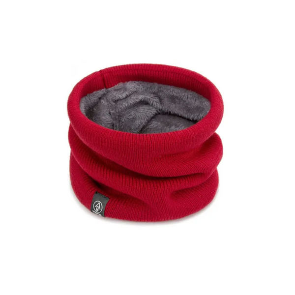 Solid Color Neck Warmer Winter Windproof Scarf Cold Proof Plush Ring Fashion Thick Scarves & Wraps