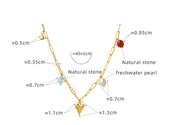Titanium Steel Heart Pendant Necklace Necklaces & Pendants