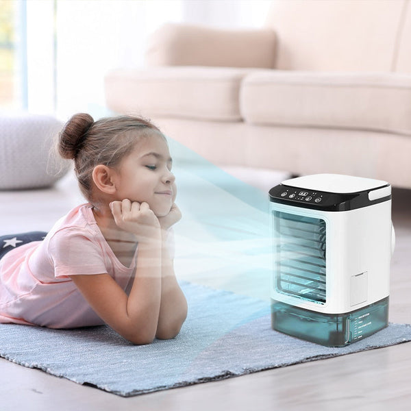 3 Speed Mini Air Cooler (900Ml Tank) Fan & Humidifier For Bedroom / Office Portable Air Conditioners