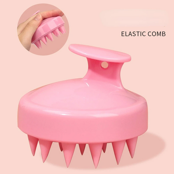Silicone Shampoo Brush Head Scalp Massage Comb Bath Shower Hairdressing Tool Brushes & Combs