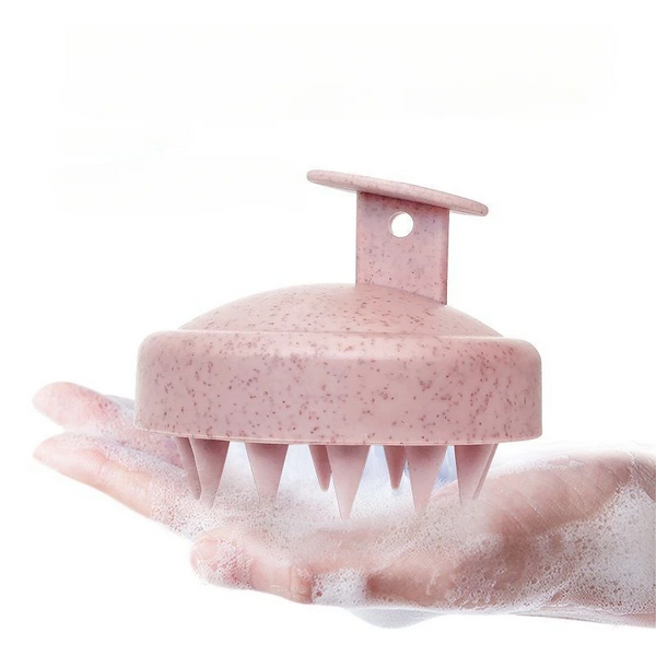 Silicone Shampoo Brush Head Scalp Massage Comb Bath Shower Hairdressing Tool Brushes & Combs