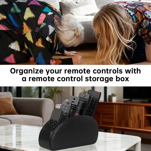 5 Slot Remote Control Holder Box Desktop Organizer For Tv Media Player Heater & Game Controllers Storage Boxes